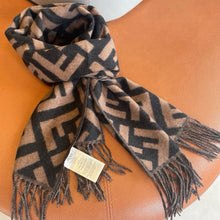 Load image into Gallery viewer, JW1459 Fendi FF Cashmere Scarf / 45×170cm
