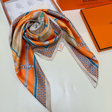 Load image into Gallery viewer, JW1460 Hermes "Monsieur le Cocher" Silk Scarf / 90×90cm
