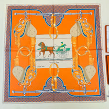 Load image into Gallery viewer, JW1460 Hermes "Monsieur le Cocher" Silk Scarf / 90×90cm
