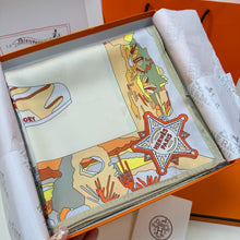 Load image into Gallery viewer, JW1461 Hermes "Monsieur le Cocher" Silk Scarf / 90×90cm
