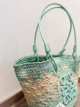 Load image into Gallery viewer, LWE026 Small Anagram Basket bag / 11x9.5inch
