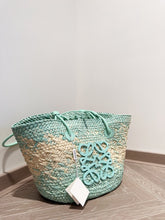 Load image into Gallery viewer, LWE026 Small Anagram Basket bag / 11x9.5inch
