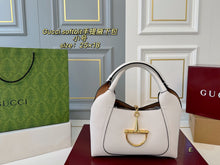 Load image into Gallery viewer, GC739 Gucci Softbit Small/Large Shoulder Bag
