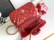 Load image into Gallery viewer, CC899 Mini Flap Bag &amp; Star Coin Purse / 5.9 × 7.8 × 2.5 in / HIGHEST QUALITY VERSION
