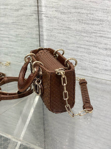 DR550 Lady D-Joy Micro Bag(Snakeskin) /  6.5 x 3.5 x 2 inches  / HIGHEST QUALITY VERSION（复制）