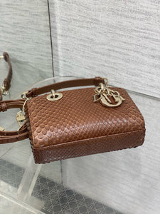DR550 Lady D-Joy Micro Bag(Snakeskin) /  6.5 x 3.5 x 2 inches  / HIGHEST QUALITY VERSION（复制）