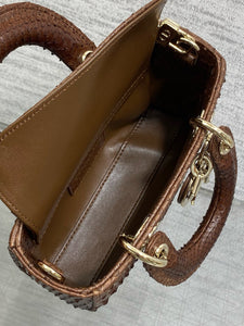 DR550 Lady D-Joy Micro Bag(Snakeskin) /  6.5 x 3.5 x 2 inches  / HIGHEST QUALITY VERSION（复制）