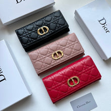 Load image into Gallery viewer, DR577 Dior Caro Long Wallet / 7.5x3.9inch
