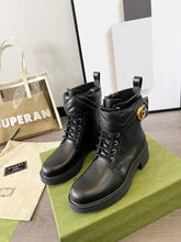 Load image into Gallery viewer, SE1096 GG Women&#39;s Ankle Boot with Double G /  Size5-11
