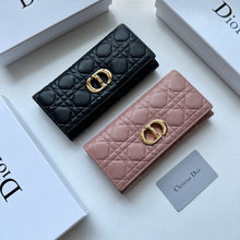 Load image into Gallery viewer, DR577 Dior Caro Long Wallet / 7.5x3.9inch
