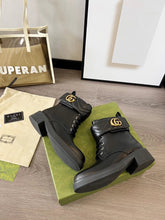 Load image into Gallery viewer, SE1096 GG Women&#39;s Ankle Boot with Double G /  Size5-11
