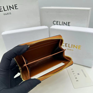 CL146 Small Zipper Wallet / 4.1x3.5x1.1inch