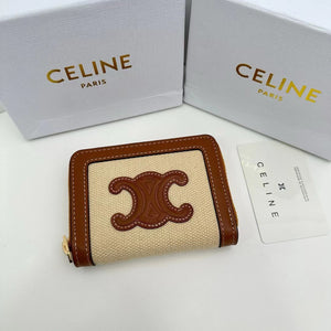 CL146 Small Zipper Wallet / 4.1x3.5x1.1inch