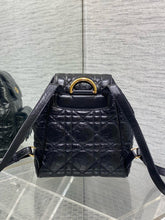 Load image into Gallery viewer, DR523 Small/Medium Dior Caro Backpack / HIGHEST QUALITY VERSION
