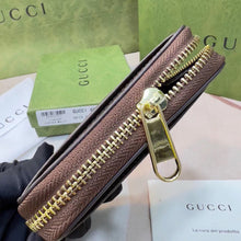 Load image into Gallery viewer, GC633 Gucci Luce Mini Zip Wallet /  4.5&quot;W x 3.5&quot;H x 0.7&quot;D
