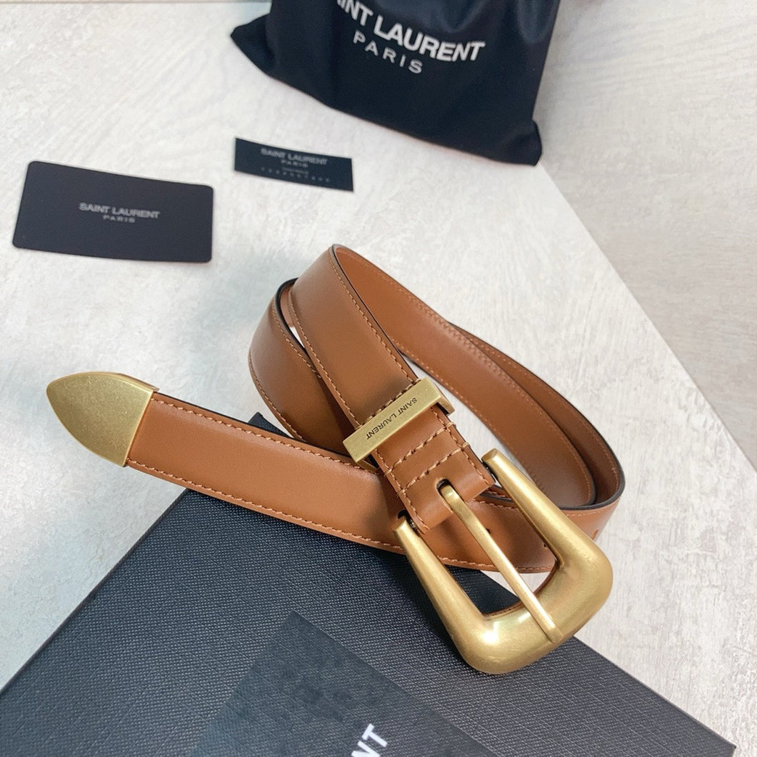 BL251 YSL Folk Buckle Belt / 25mm