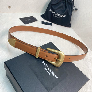 BL251 YSL Folk Buckle Belt / 25mm