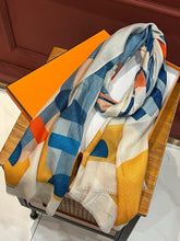 Load image into Gallery viewer, CLTH394 H Silk Scarf / 43.3x78.7inch(110x200cm)
