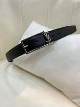 Load image into Gallery viewer, BL214 YSK New Cassandre Buckle Belt in Smooth Leather / 20mm/30mm
