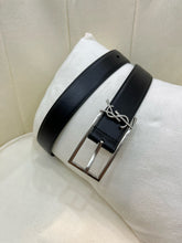 Load image into Gallery viewer, BL214 YSK New Cassandre Buckle Belt in Smooth Leather / 20mm/30mm
