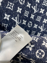 Load image into Gallery viewer, CLTH388 LB Monogram Denim Midi Shirt
