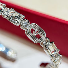 Load image into Gallery viewer, JW1464 Valentino Garavani Square Crystal Cuff Bracelet
