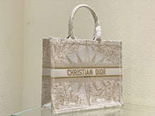 Load image into Gallery viewer, DR290 Small/Medium/Large Dior Book Tote / HIGHEST QUALITY VERSION
