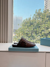 Load image into Gallery viewer, SE1556 Prada Shuffle Fringed Leather Mules / Size5-10
