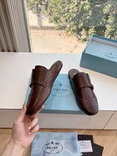 Load image into Gallery viewer, SE1556 Prada Shuffle Fringed Leather Mules / Size5-10
