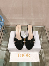 Load image into Gallery viewer, SE1442 Dior Tribales Heeled Slide / Size5-9
