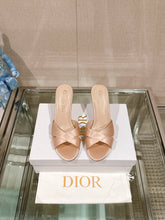 Load image into Gallery viewer, SE1443 Dior Tribales Heeled Slide / Size5-9
