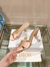 Load image into Gallery viewer, SE1443 Dior Tribales Heeled Slide / Size5-9
