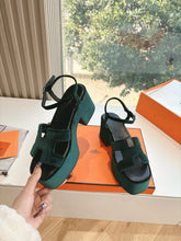 Load image into Gallery viewer, SE1553 H Elda Espadrille Sandals / Size5-10
