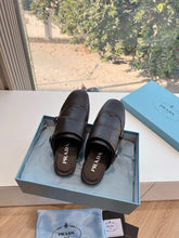 Load image into Gallery viewer, SE1557 Prada Shuffle Fringed Leather Mules / Size5-10
