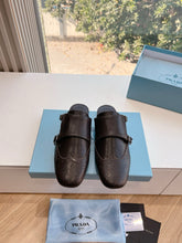 Load image into Gallery viewer, SE1557 Prada Shuffle Fringed Leather Mules / Size5-10
