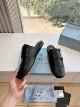 Load image into Gallery viewer, SE1558 Prada Shuffle Fringed Leather Mules / Size5-10
