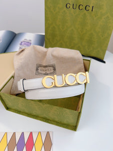 BL205 Gucci buckle thin belt /