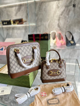 Load image into Gallery viewer, GC634 Gucci Horsebit 1955 Mini/Small Top Handle Bag
