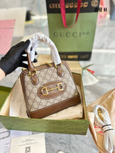 Load image into Gallery viewer, GC634 Gucci Horsebit 1955 Mini/Small Top Handle Bag
