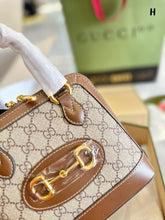 Load image into Gallery viewer, GC634 Gucci Horsebit 1955 Mini/Small Top Handle Bag
