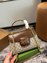 Load image into Gallery viewer, GC635 Gucci Horsebit 1955 mini/Medium Bag
