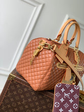 Load image into Gallery viewer, LB1588 LV Speedy P9 Bandoulière 30 / HIGHEST QUALITY VERSION / Purple-Brown / 32×22.5×18cm
