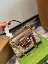 Load image into Gallery viewer, GC635 Gucci Horsebit 1955 mini/Medium Bag
