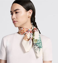 Load image into Gallery viewer, CLTH392 CD Butterfly Around the World 90 Square Scarf / 35.5 x 35.5 inches
