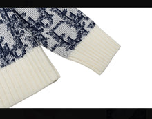 Load image into Gallery viewer, CLTH494 Dior 26SS Oblique Jacquard Crewneck Sweater / Wool-Cotton Blend / Unisex
