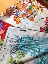 Load image into Gallery viewer, CLTH392 CD Butterfly Around the World 90 Square Scarf / 35.5 x 35.5 inches

