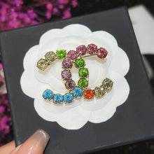 Load image into Gallery viewer, JW832 CC Crystal Brooch
