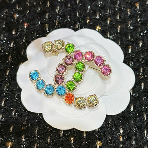 JW832 CC Crystal Brooch