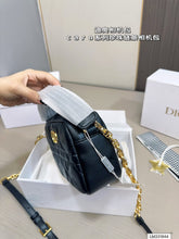 Load image into Gallery viewer, DR420 Small Dior Caro Top Handle Camera Bag / 7.5x5x2inches
