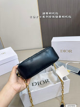 Load image into Gallery viewer, DR420 Small Dior Caro Top Handle Camera Bag / 7.5x5x2inches
